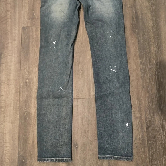 Hudson Boys Kaite Paint Splatter Destroyed Slim Jean - Picture 5 of 6